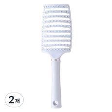 JK 頭皮按摩排骨梳, 2個, 天藍色