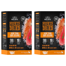ABSOLUTE HOLISTIC 犬主食凍乾, 鮭魚 + 鮪魚, 360g, 2盒