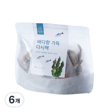 든든바다 바다향 가득 다시팩 6p, 90g, 6개