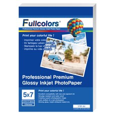 Fullcolors 全彩 相紙 200g, 5X7, 100個