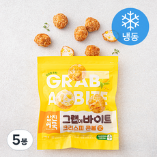 삼진어묵 그랩 어 바이트 크리스피 콘볼 (냉동), 180g, 5봉
