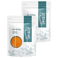 자연초 치자 분말, 2개, 300g