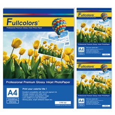 Fullcolors 全彩 相紙 200g, A4, 60個
