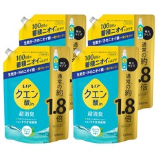 Lenor 蘭諾 檸檬酸消臭衣物漂洗劑 特大補充包 清新綠香, 690ml, 4包