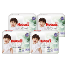HUGGIES 好奇 小森林好動褲/尿布 12~16kg, XL, 128片