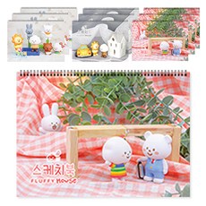 YOUNGART 繪圖本 10入 隨機出貨, 8開, 20張, 1組