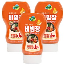 SING SONG 香辣開胃拌醬, 3個, 380g