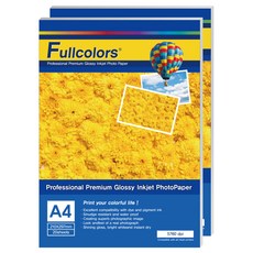 Fullcolors 全彩 相片紙 260g, A4, 2個