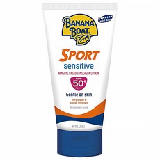 BANANA BOAT 香蕉船 淨護運動防曬乳液 SPF50+ 防水耐汗 礦物基底物理性防曬 90ml, 1條