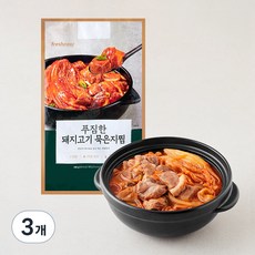 프레시지 푸짐한 돼지고기 묵은지찜, 480g, 3개