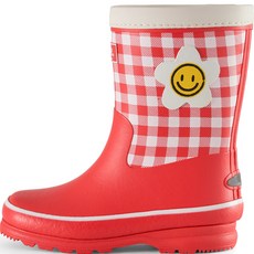 STOE 兒童格紋雨靴