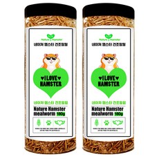로라펫 네이쳐 햄스터 건조밀웜, 180g, 2개