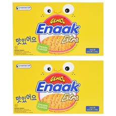 GEMEZ Enaak 韓式小雞麵 雞汁味 Set, 香酥脆美味，小包裝設計, 720g, 2盒