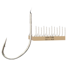 SAME 莎美 頂級丸せいゴ 魚鉤 SSH-122NR, 50入, 1包