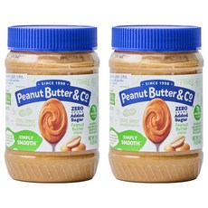 Peanut Butter&Co Simply Smooth 花生醬, 454g, 2個