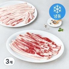 미트코리아 오스트리아 삼겹 7mm (냉동), 2.5kg, 3개