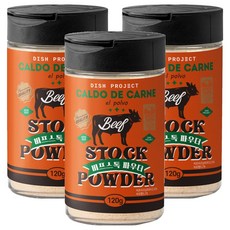 디쉬프로젝트 비프스톡 파우더, 120g, 3개