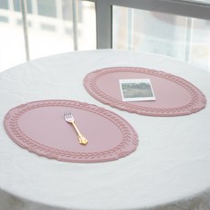 Syracuse CHINA Laurel 矽膠墊 2入, 43 x 30 cm, 粉紅色, 2個