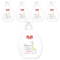 B&B 嬰兒保濕護膚乳液, 200ml, 5瓶