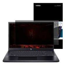 YADI 亞第 靜電吸附 16 : 9 水之鏡防窺片 Acer Nitro V 15 ANV15-51-53Z0 專用, 防窺色調, 1個