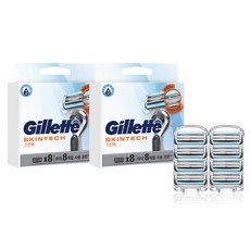 Gillette 吉列 SkinGuard紳適系列刮鬍刀頭, 8入, 2組