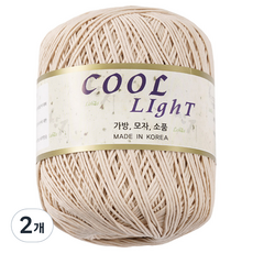 韓紙線 Cool Light 編織線, 2個, 05 米色