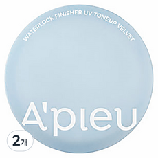 어퓨 워터락 피니셔 선워터파우더 13g UV 톤업 벨벳, 혼합색상, 2개