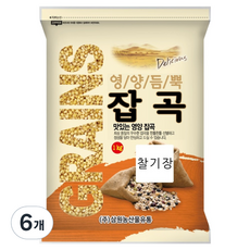 삼원농산 중국산 수입 찰기장, 1kg, 6개