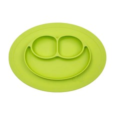 ezpz 迷你餐盤, FDA認證矽膠材質, 可高溫消毒, 適用洗碗機, 單件, 蘋果綠, 1個