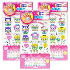 Sanrio 三麗鷗 寶石紋身貼紙, 款式隨機, 3個