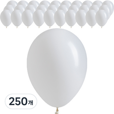 Sempertex 標準氣球 30cm, 白色, 250個