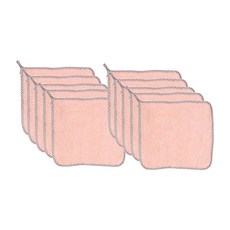 The Kkalkkeum 優質珊瑚絨掛環抹布 隨機, 10個