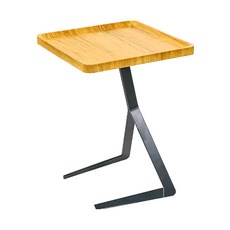 FAmILyLIFE 生活 木冶山居 Carmel方形ㄈ型茶几/邊几, 白橡木