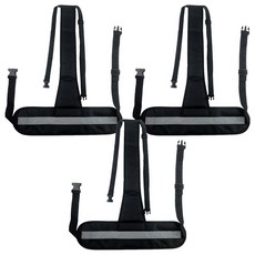 Dr.Pelis J 輪椅輔助帶 安全帶 黑色, 單一商品, 3個