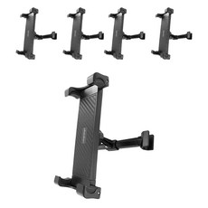 obsidian 車用頭枕平板手機手動夾式支架 後座第二排 Galaxy iPhone CT-C60, 單一顏色, 5個