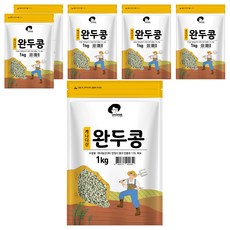 엉클탁 완두콩, 1kg, 6개