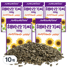 리프패럿 냠냠푸드 소동물 해바라기씨, 500g, 10개