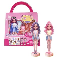 조이키즈 3D 입체 자석인형놀이 마그네틱 코디샵 2종 세트 린다의 런던스타일, 혼합색상, 1세트