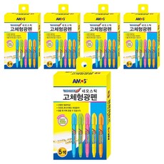 AMOS 阿摩司 NEOSTICK 固體螢光筆, 混合色, 25入