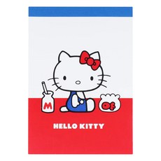 sun-star hello kitty 50週年迷你便條紙, 經典圖騰, 100張, 1入