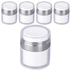 MONACO OLIVE 按壓式幫浦真空化妝品乳霜分裝容器 15ml, 單一顏色, 5個