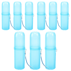 River Green 便攜牙刷盒, 天藍色, 9個