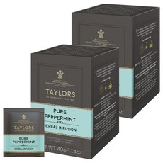 TAYLORS 泰勒茶 純薄荷草本茶茶包, 2個, 20入, 2g