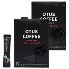 Otus Coffee 榛果美式原豆咖啡棒, 2個, 50入, 2.1g
