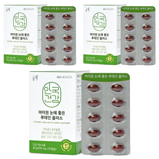 안국건강 아이원 눈에 좋은 루테인 플러스, 60정, 30g, 3개