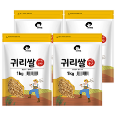 엉클탁 국내산 귀리쌀, 1kg, 4개