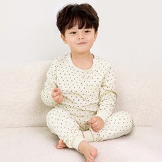 Uni FRIend 童款圓點9分袖上衣長褲組
