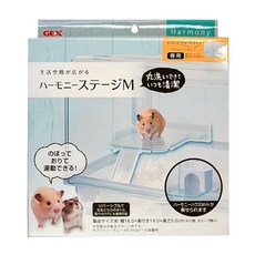 GEX 愛鼠透視屋活動空間 加大層板 M(18 x 19 x 5cm), 透明色, 1個