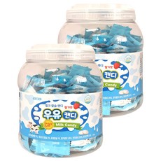 牛奶鈣片 草莓口味 200片入, 2罐, 400g