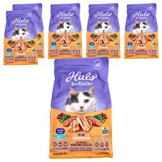 Halo 嘿囉 成貓用 無穀乾糧, 6袋, 1.36kg, 雞肉